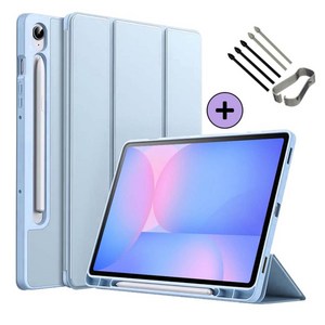 갤럭시탭 S10 FE / S10 FE 플러스 호환 S펜슬 수납 케이스 북커버 아이친구