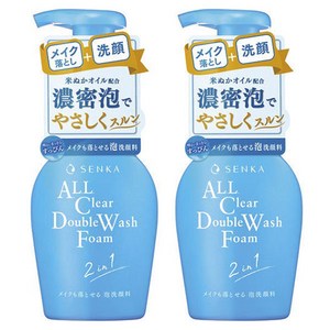 센카 올 클리어 더블 워시 폼, 150ml, 2개