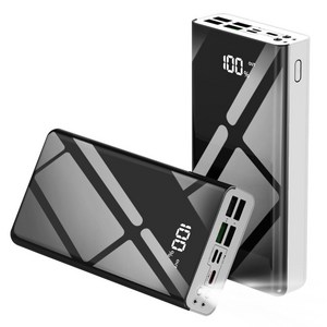 THOUSTA 대용량 보조배터리 고속충전 30000mAh 멀티단자 잔량표시 LED조명 PD 22.5W QC3.0