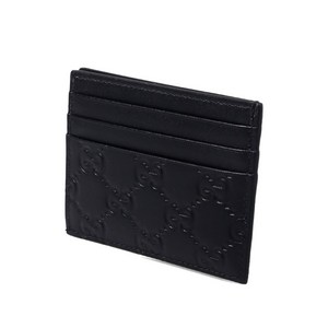 구찌 embossed card holder
