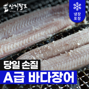 [산지팔도] 통영 바다 장어 자연산 손질 캠핑 구이용 붕장어 아나고 복날 몸보신 3kg, 1박스, 실속형 손질 통영 바다장어 1kg (약 2~3미)