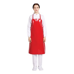 네오브릭 방수앞치마 양면 (중) 목끈형 65X90cm 14color, 적색, 1개