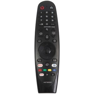 LGTV AN-MR650A AN-MR18BA 매직 리모컨 MR20GA AKB75855501 Rx ZX WX 시리즈 컨트롤러용 음성 없음 마우스, [01] Black, 1개
