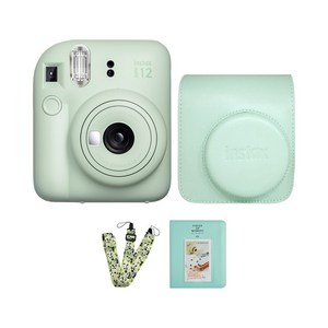 후지 인스탁스 미니12 즉석카메라+가죽케이스/스트랩+전용앨범