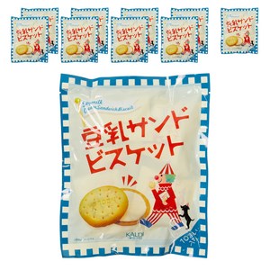 KALDI 두유 샌드 비스킷 10개입, 140g, 10개