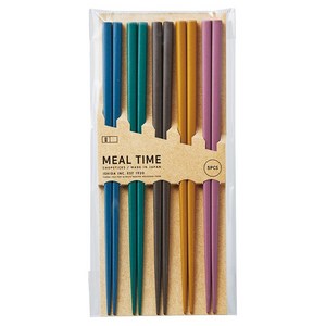 이시다 메탈 타임 건칠 젓가락 5개입, 혼합색상, 1개