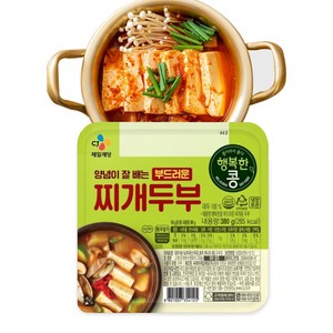 CJ 양념이잘배는찌개두부 380G, 5개