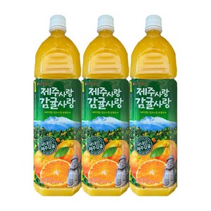 롯데칠성 제주사랑 감귤사랑 주스 1.5L, 5개