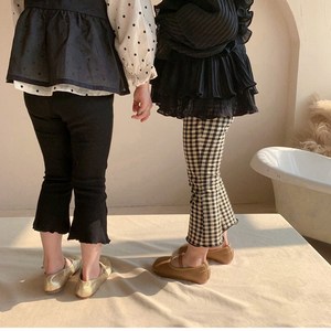 뽀뽀뽀 아동복 여아 9부 부츠컷 팬츠 나팔바지 유아 가을 옷 아기 레깅스 바지