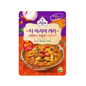 티아시아키친 스파이시 마살라 커리 분말, 100g, 12개