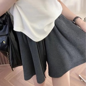 별빛별하 A라인 플레어 밴딩 치마바지 와이드 반바지 스커트