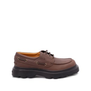 토즈 레더 보트 슈즈, UK 8.5(KR 275), 브라운계열