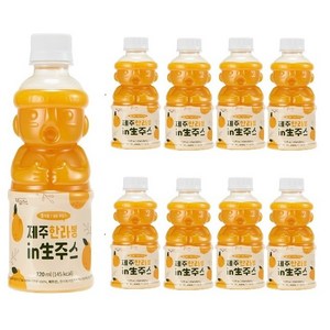 물타지않은 한라봉 감귤 착즙주스 인생주스 한라봉 8개, 320ml, 8개