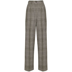 돌체앤가바나 플레이드 패턴 플레어 팬츠, 그레이계열, Italy 36(KR 33)