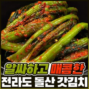 푸드지 여수 돌산 갓김치, 1개, 1kg