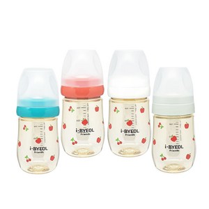 아이별프렌즈 아기 애플체리 PPSU 젖병 180ml 트윈팩, 에코민트, 1개