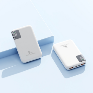 보조 배터리 66W 초고속 충전 30000mAh 대용량 초슬림 휴대용 소형 경량