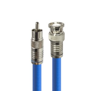 에이치디탑 국산 RCA TO BNC 5C 동축 케이블 블루, HT-ZBCB300 (30m), 1개