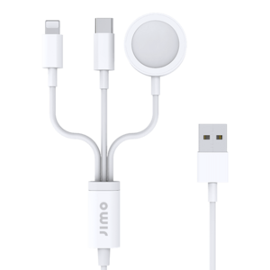 지모 아이폰 애플워치 3in1 멀티 충전 케이블 USB-A타입