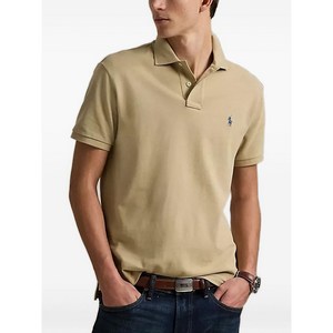 폴로랄프로렌 로고 자수 반소매 폴로 셔츠, 베이지계열, Standard M(KR 100)