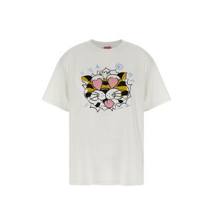 겐조 타이거 프린트 티셔츠, 화이트계열, Standard L