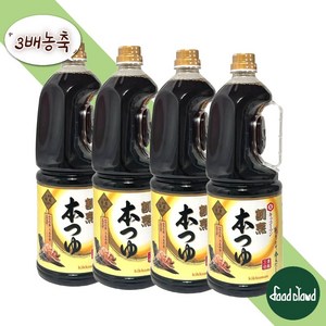 기꼬만 혼쯔유 소스, 1.8L, 4개