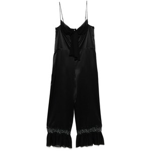 생로랑 보우 디테일 점프수트