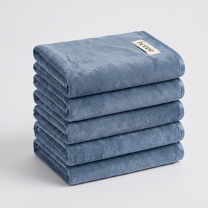 헤인느 먼지없는 프리미엄 호텔 수건, 미드나잇블루, 5개
