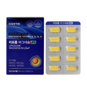 일양약품 리포좀 마그네슘 골드 - 체내 흡수율을 위함 리포좀 제형공법, 60정, 1개
