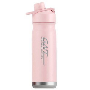 포터블 스포츠물통 자전거 물병 700ml, 핑크, 1개