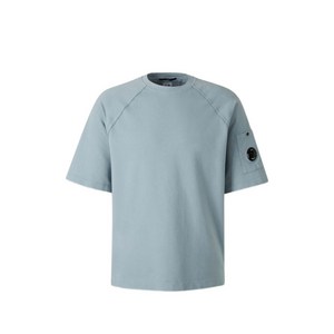 C.P.컴퍼니 렌즈 장식 티셔츠, 블루계열, Standard S