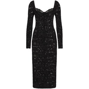돌체앤가바나 레이스 맥시 드레스, 블랙계열, Italy 44(KR 66)
