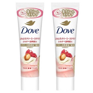 도브 퐁신걸쭉 크리미 스크럽 석류 & 시어버터, 50g, 2개