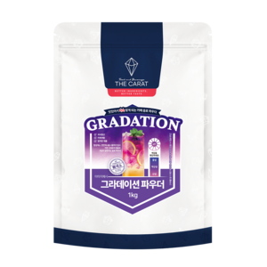 더캐럿 그라데이션 파우더 대용량, 1개입, 1kg, 1개