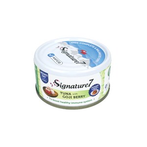 시그니쳐7 고양이 습식 파테 캔 80g, 닭+참치, 1개
