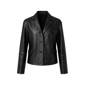 보테가 베네타 버튼 레더 재킷