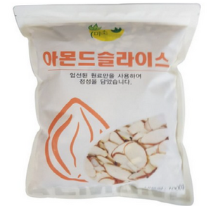 미소한입 아몬드 슬라이스, 1kg, 3개