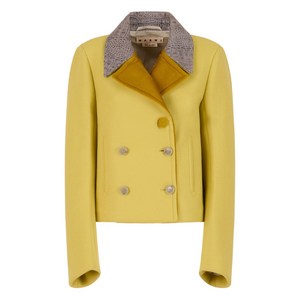 마르니 스네이크 스킨 프린트 울 재킷