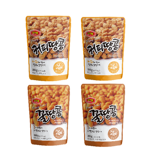 머거본 꿀땅콩 300g 2개+머거본 커피땅콩 300g 2개, 1세트