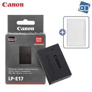 [캐논정품] LP-E17 리튬 이온 배터리 EOS R8 / EOS R10 / EOS R50 / EOS R50V / 850D+포켓융 /ED