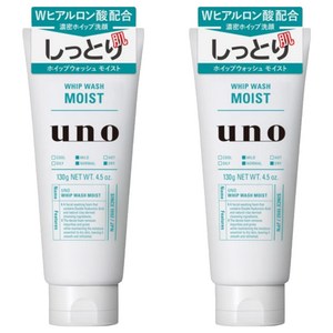 우노 휩 워시 모이스트 시트러스 그린 향, 130g, 2개