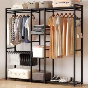 투에스리빙 철제 스탠드 시스템 드레스룸 행거 선반 행거 옷장 행거