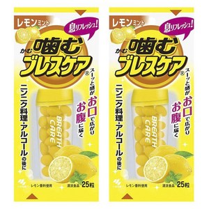 고바야시 깨물어먹는 브레스케어 레몬 민트 25개입, 2개