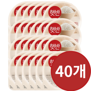 햇반 백미밥 210g 중간공기, 8.4kg, 2박스