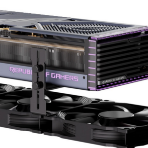 쿨링팬에 고정하는 하단 팬 간섭없는 그래픽카드 지지대 고정 받침대 수직 거치대, 지지대 블랙