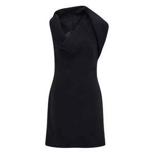 페라가모 비대칭 미니 드레스, 블랙계열, Italy 42(KR 66)