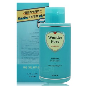 에뛰드 원더 포어 프레쉬너 500ml/대용량/모공토너, 500ml, 1개