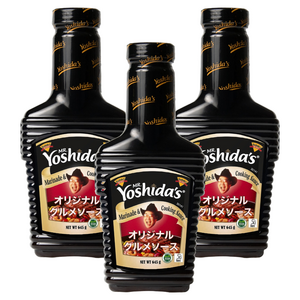 요시다 오리지널 구르메 소스, 645g, 3개
