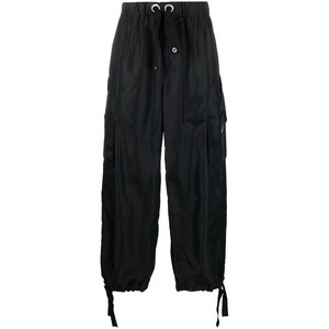 베르사체 로고 프린트 카고 팬츠