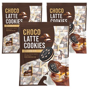 초코 라떼 쿠키 200p, 1kg, 3개